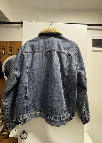 PULL BEAR İÇİ YÜNLÜ ERKEK KOT MONT - Görsel 4