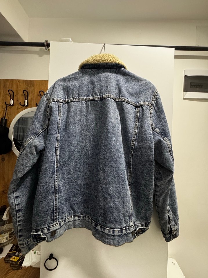 PULL BEAR İÇİ YÜNLÜ ERKEK KOT MONT - Görsel 4