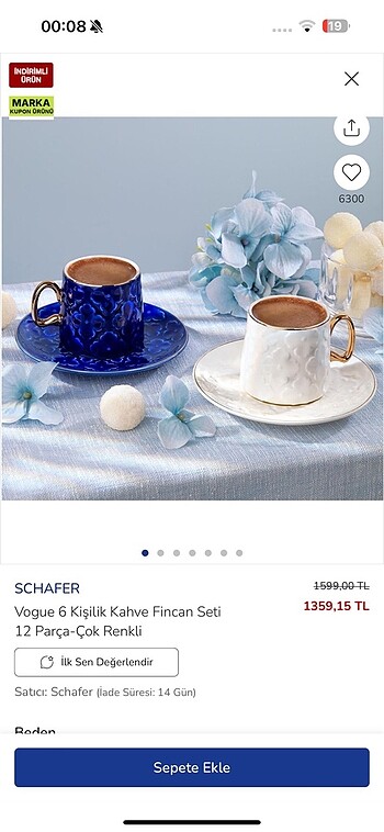 Kahve fincanı