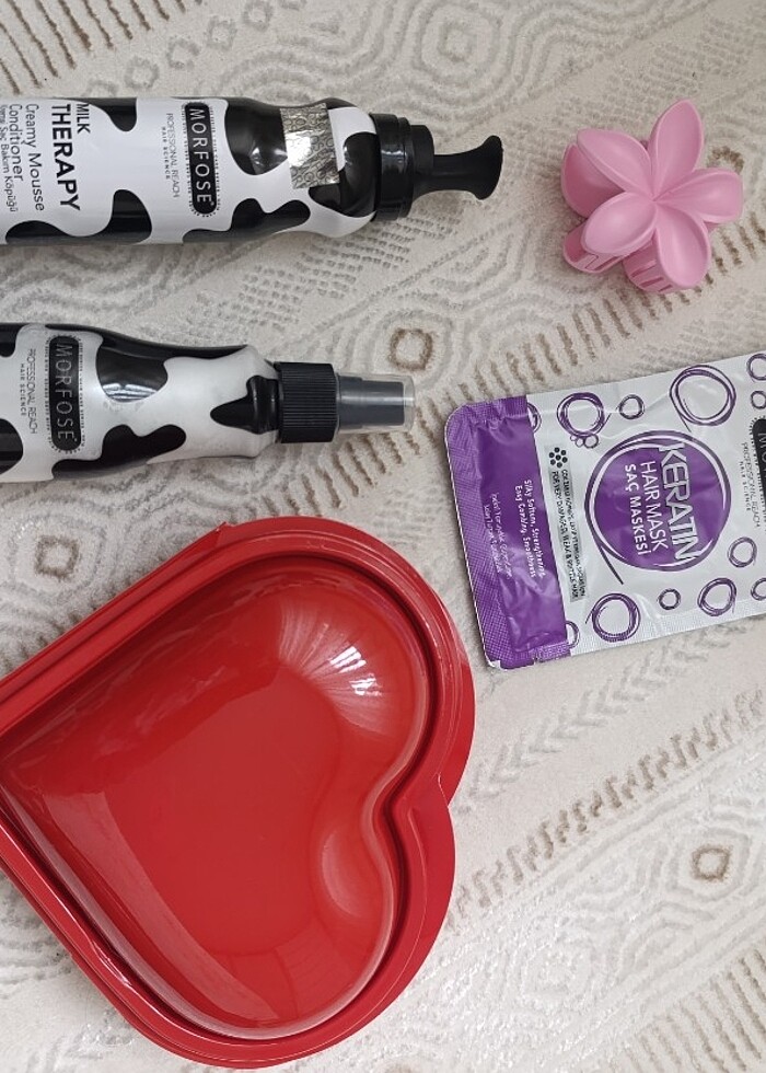 Morforse fön sütü bakım köpüğü ve saç maskesi  - Görsel 4