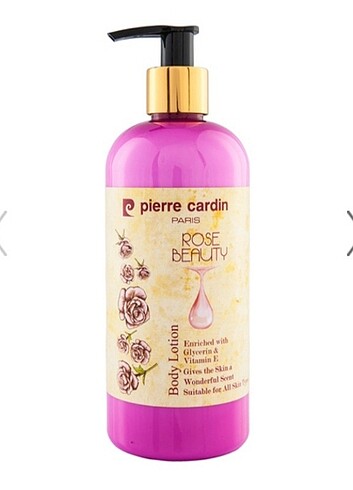 Pierre Cardin 400 ml losyon Rose Beauty Vücut Losyunu 