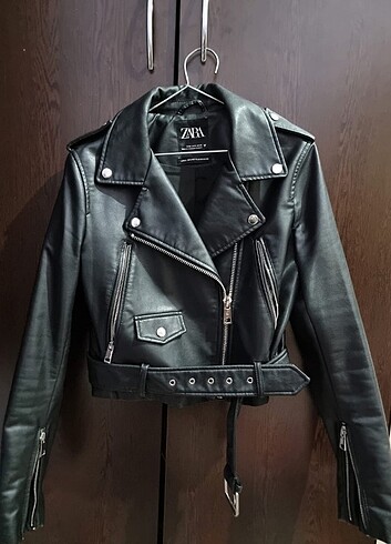 Zara deri ceket  - Görsel 5