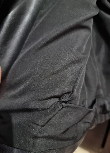 Zara deri ceket  - Görsel 6