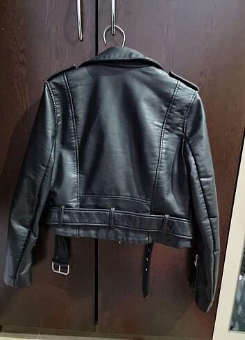 Zara deri ceket  - Görsel 7
