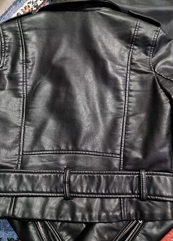 Zara deri ceket  - Görsel 9