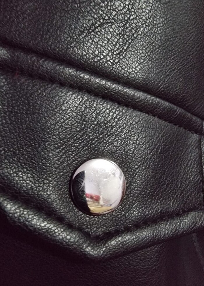 Zara deri ceket  - Görsel 3