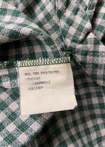 American Vintage Vintage Keten Pamuk Erkek Bavyera Gömlek