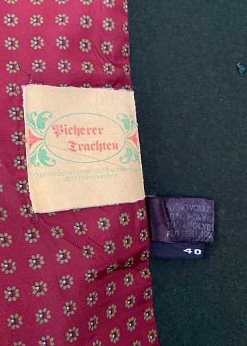 Bicherer Trachten Bavyera Yün Palto - Görsel 9