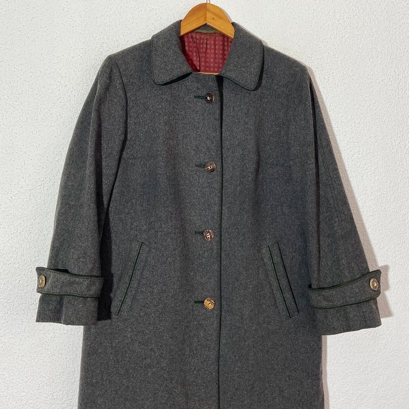 Bicherer Trachten Bavyera Yün Palto - Görsel 3