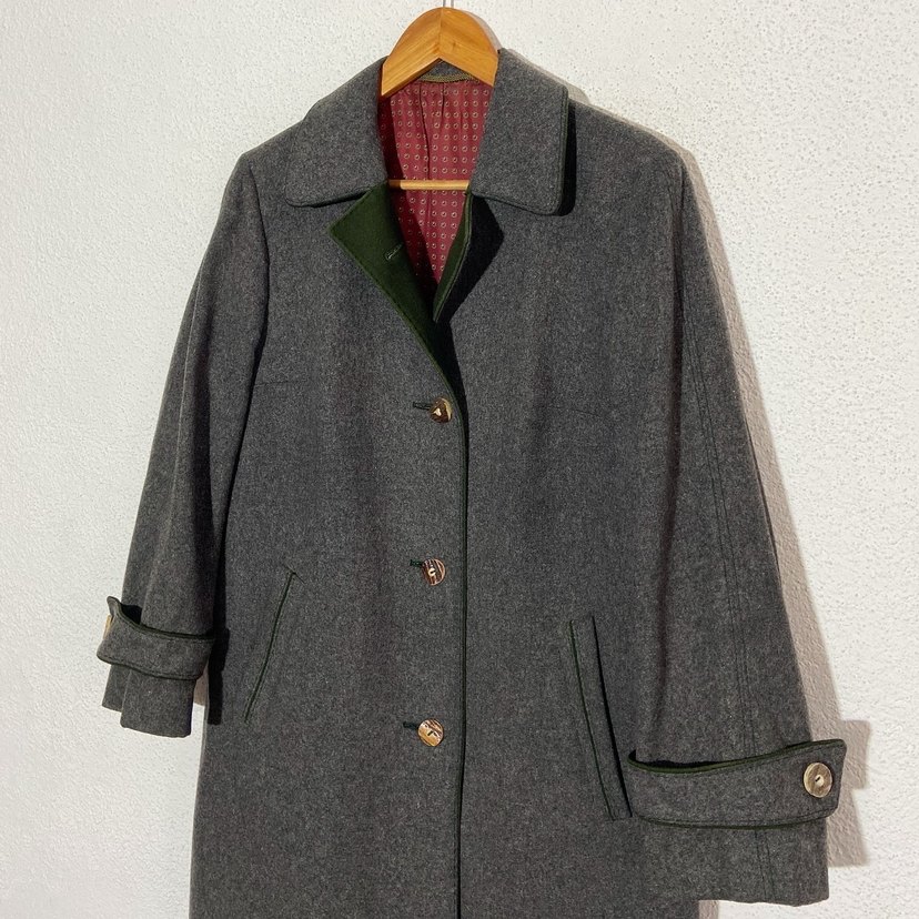 Bicherer Trachten Bavyera Yün Palto - Görsel 5