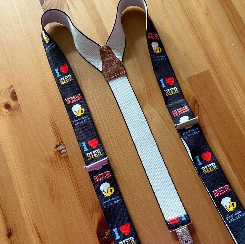 I LoveBier Desenli Pantolon Askısı - Görsel 3