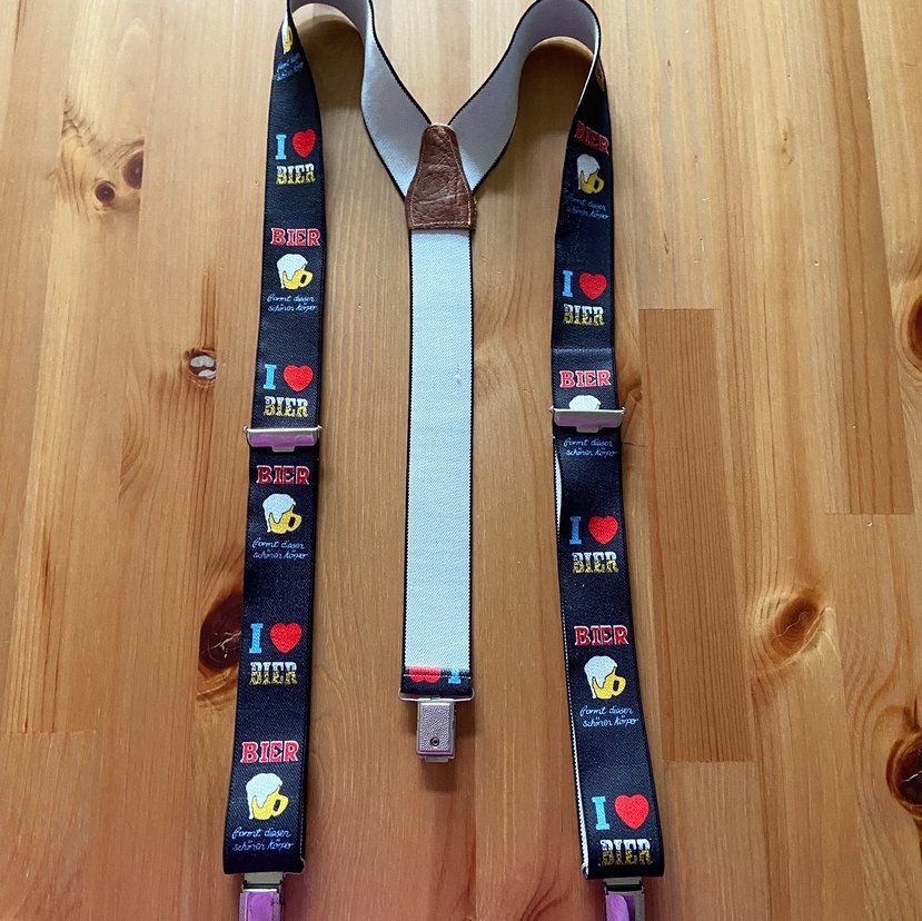 I LoveBier Desenli Pantolon Askısı - Görsel 2