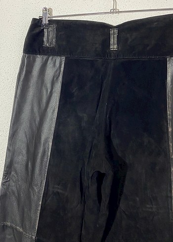 Vintage Süet Deri Pantolon - Görsel 7