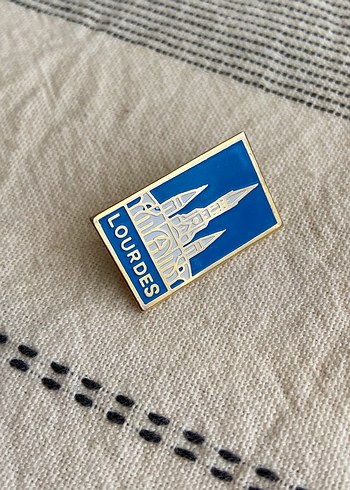 Lourdes Vintage Broş/Pin