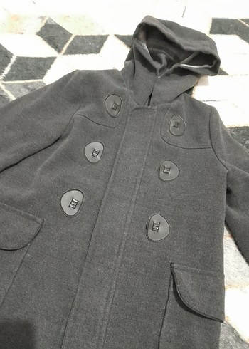 Erkek Çocuk kaşe kaban mont - Görsel 6