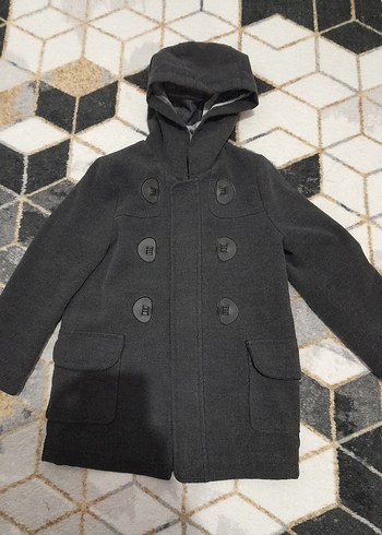 Erkek Çocuk kaşe kaban mont - Görsel 7