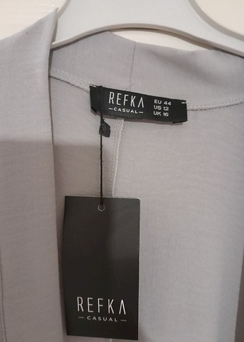 44 Beden gri Renk refka tesettür kimono