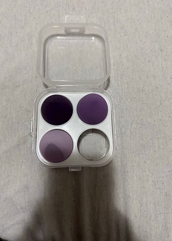 Mor Tonlarda 3'lü Makyaj Süngeri Seti - Görsel 2