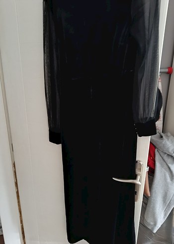 kadife elbise - Görsel 4