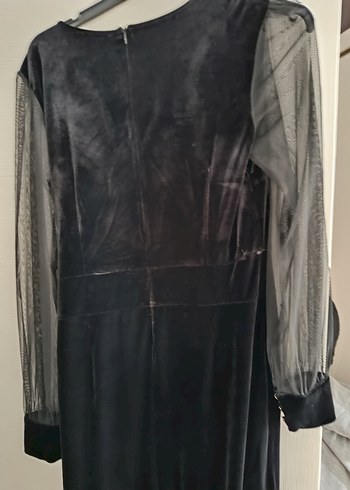 kadife elbise - Görsel 6