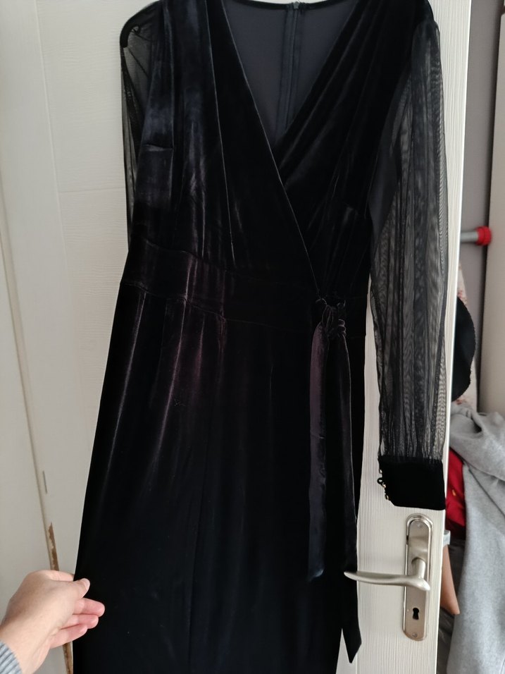 kadife elbise - Görsel 2