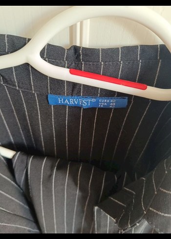 Çizgili Siyah pantolon takim - Görsel 4