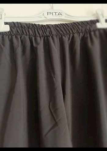 Siyah paraşüt pantolon - Görsel 4