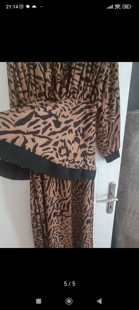 leopar elbise - Görsel 5