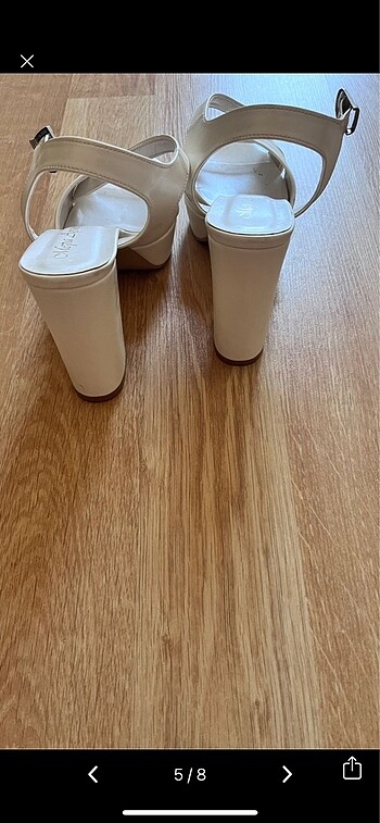 37 Beden beyaz Renk Gelin ayakkabısı