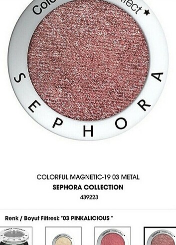 Sephora ıslak görünümlü far