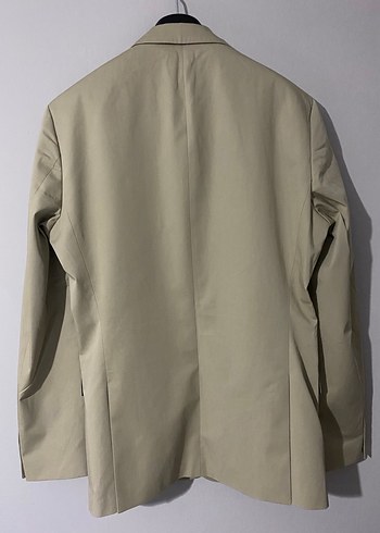 Bej Düğmeli Erkek Takım Ceketi - Görsel 4