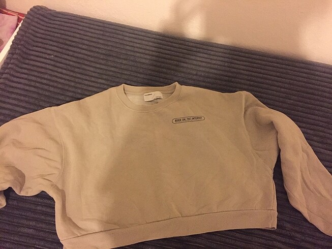 m Beden camel Renk sweat crop