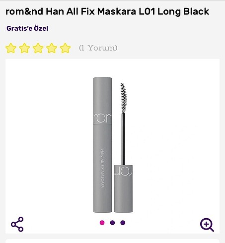 Rom&nd maskara