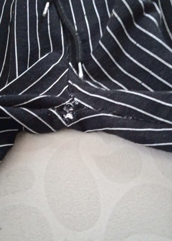 Erkek Siyah Çizgili Uzun Kollu Pijama Takımı - Görsel 2