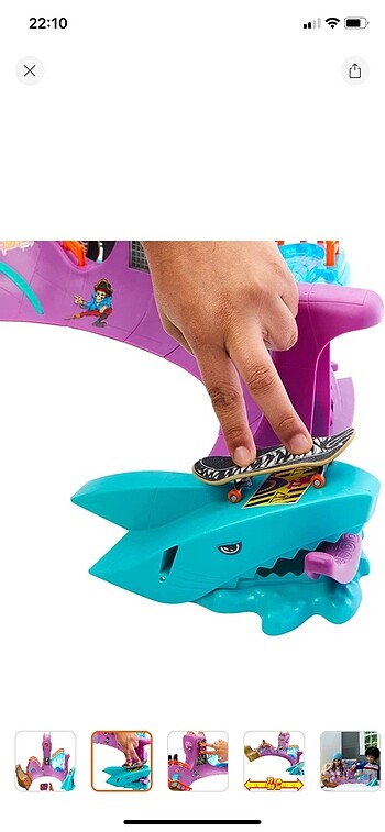  Beden Hot wheels skate ahtapot kaykay parkı