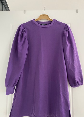Mor Midi Street Wear Kadın Tunik