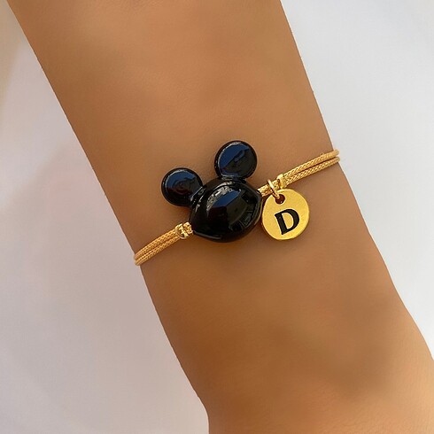 Beden çeşitli Renk Mickey Minnie ve Kalp Bileklikler