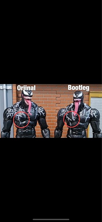 Beden Renk Marvel Legends Venom
