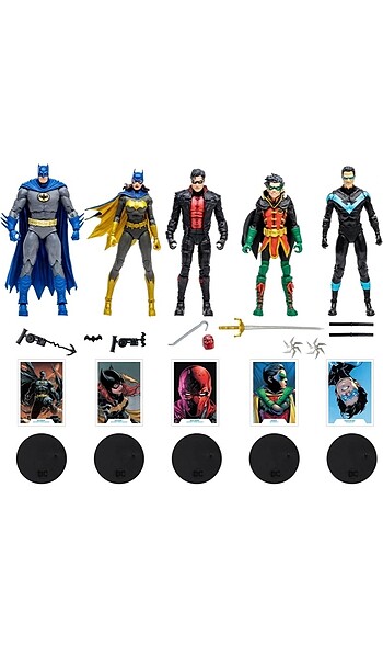  Beden Renk MacFarlane Batman (Batfamily 5 Pack)