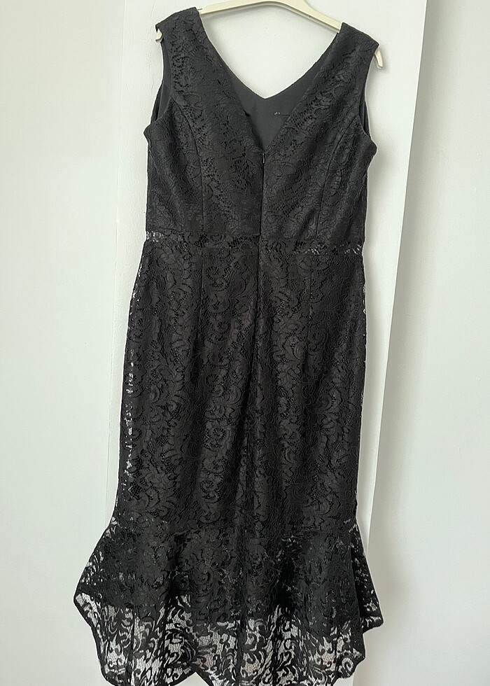 Uzun siyah elbise - Görsel 3