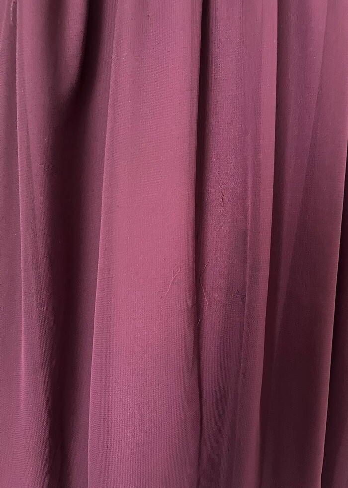 Bordo elbise - Görsel 3