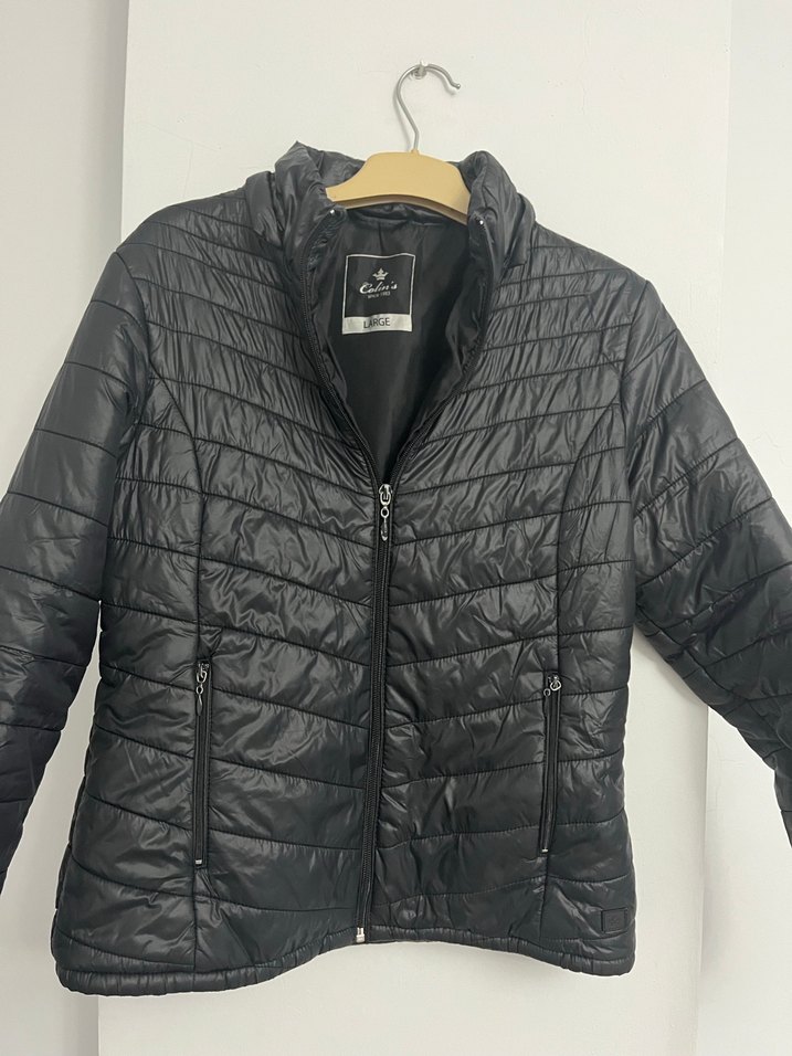 Siyah Fermuarlı Kadın Ceket - Görsel 2