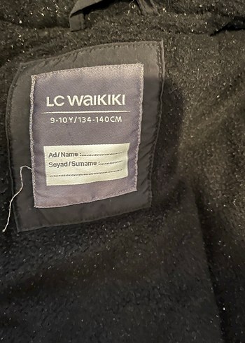 Kapüşonlu Siyah Erkek Çocuk Kaban - Görsel 2