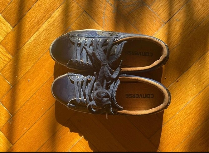 36 Beden lacivert Renk Tertemiz Converse Deri