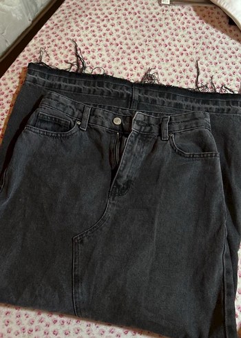 Yırtmaçlı maxi kalem etek - Görsel 4