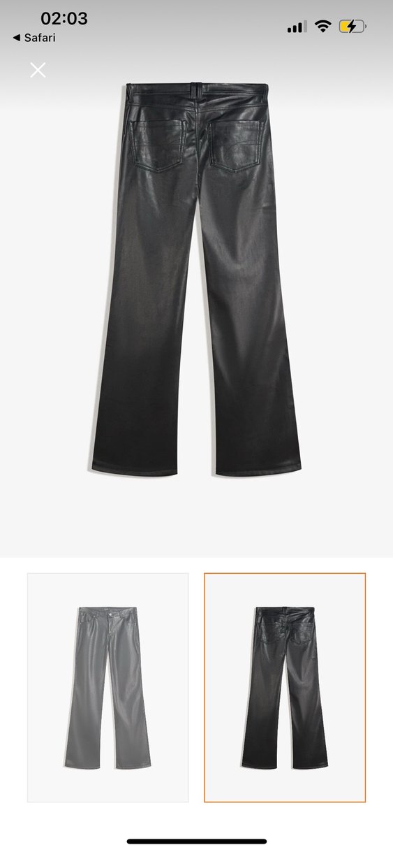 Kadın deri Pantolon - Görsel 2