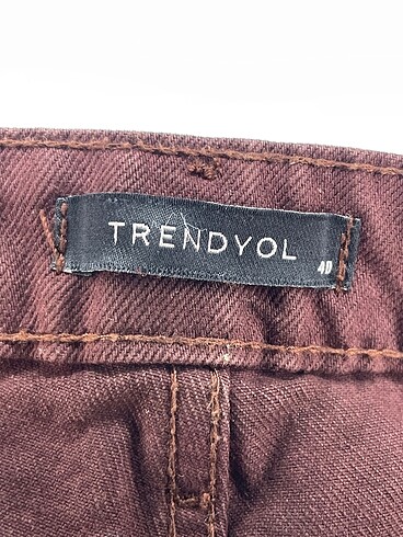 40 Beden kahverengi Renk Trendyol & Milla Jean / Kot %70 İndirimli.