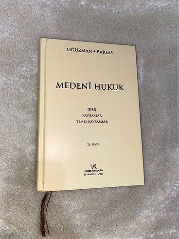 Medeni Hukuk Oğuzman Barlas 26. Basım