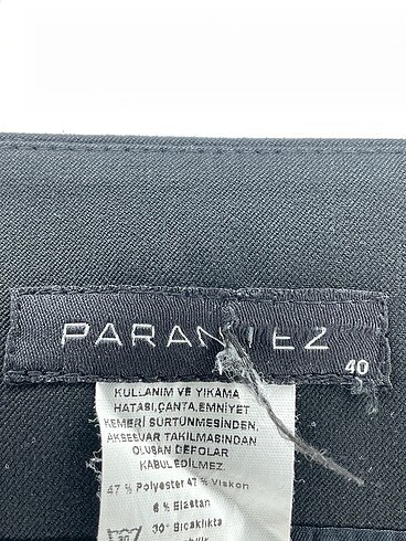 40 Beden siyah Renk Parantez Midi Etek %70 İndirimli.