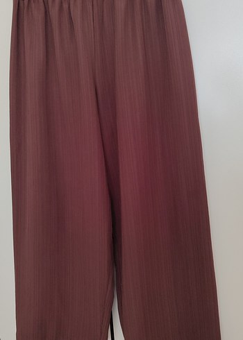 Kahverengi Fermuarlı pantolonlu takım - Görsel 5